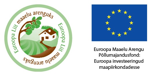 "Eesti maaelu arengukava 2014–2020” logo ja Euroopa Liidu embleem